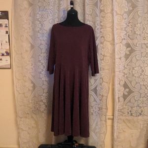 Sparkly maroon dress